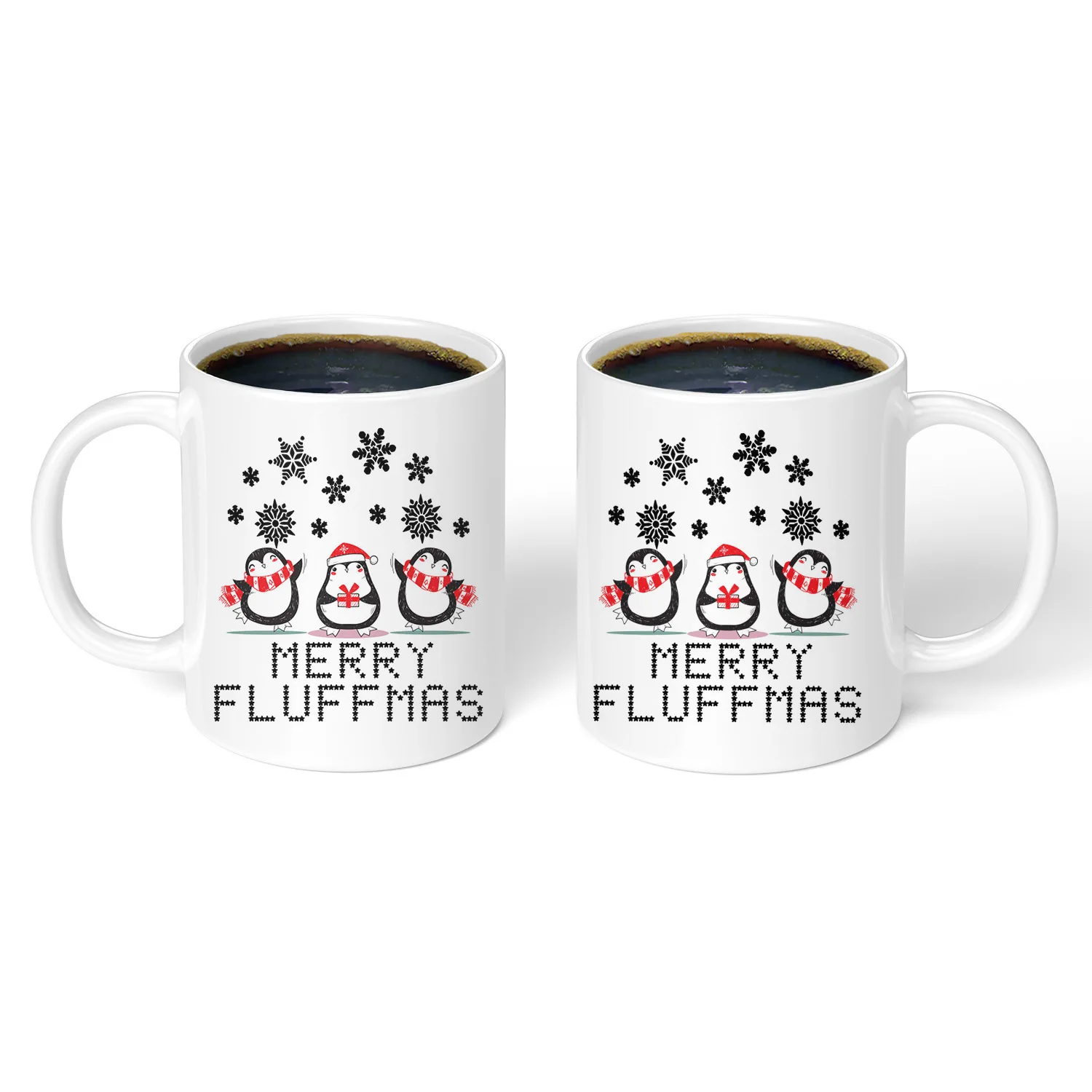 Foreign Trade Merry Christmas Christmas Peripheral Gifts Ceramic Mugs Coffee Water Mugs