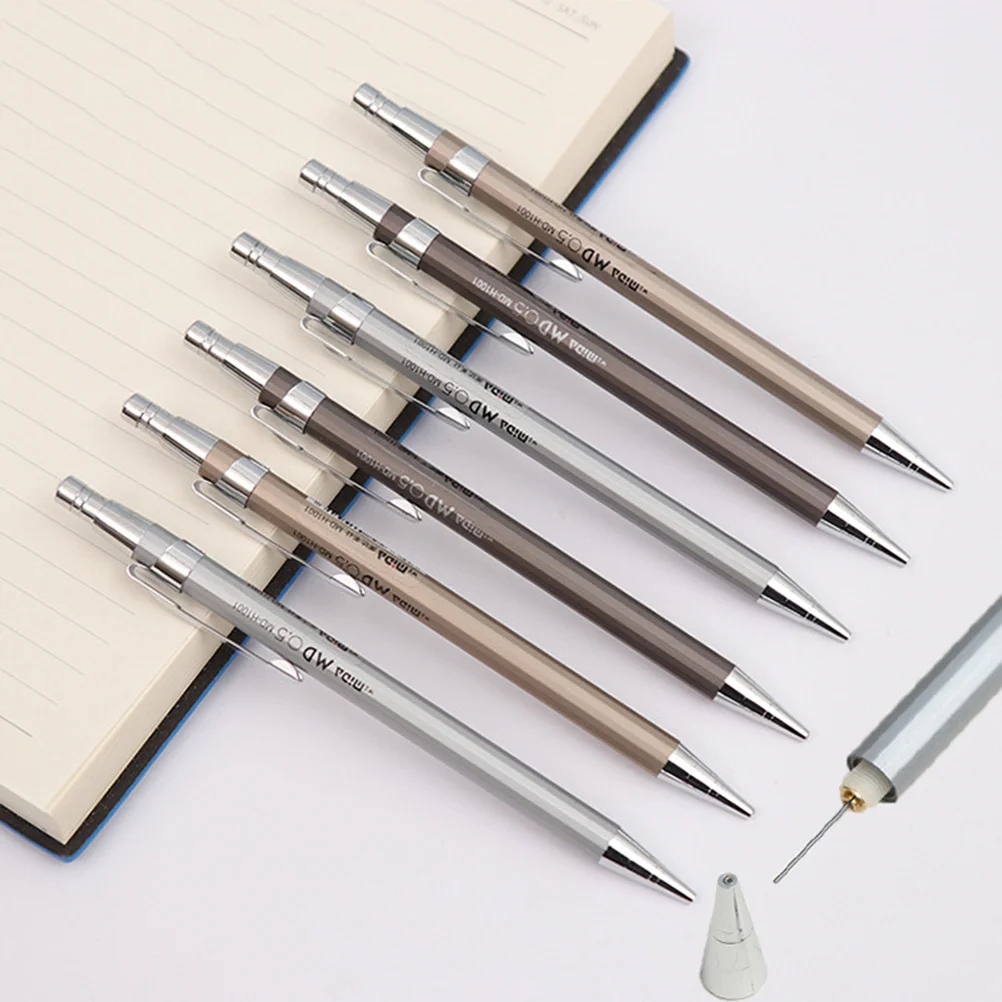 

15Pcs Students Mechanical Pencil Set Retractable for Exam Writing Drawing Drafting 0.7mm Random Color Automatic Pencil