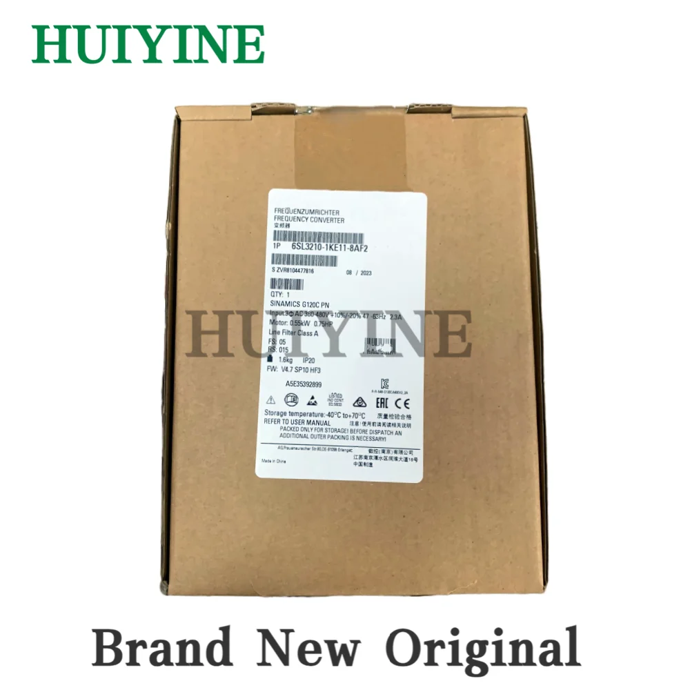 New Original 6SL3210-1KE11-8AF2 6SL32101KE118AF2 Frequency Converter