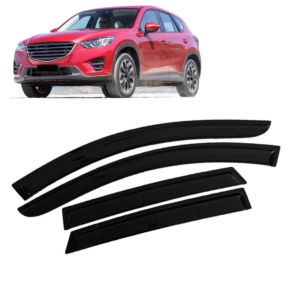 

Оконный козырек для Mazda CX-5 2013 2014 2015 2016, ветрозащитные дефлекторы, защита от дождя, дверной козырек, вентиляционные шторы, солнцезащитный козырек от дождя