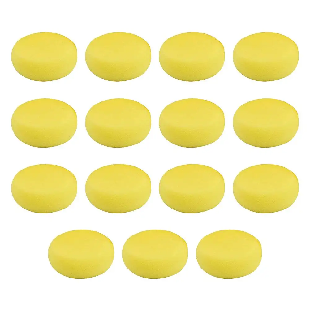 50 Pcs Round Painting Sponge Child Facial Sponges Artist Oil Absorbent for Kids