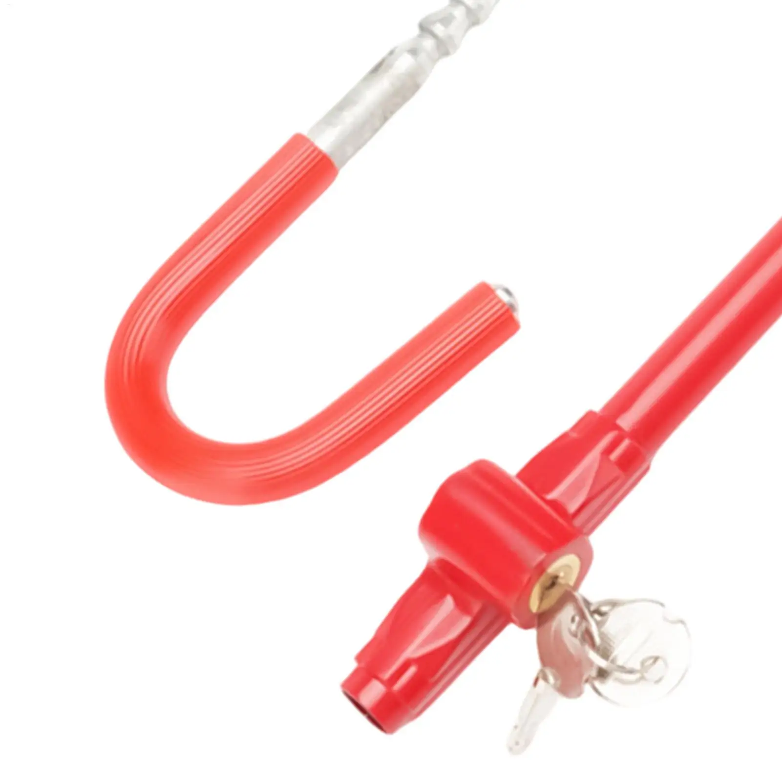 Car Steering Wheel Lock Brake Pedal Security Locking With 2 Keys Steering Wheel Lock Anti Theft Device For Trailer Auto Parking