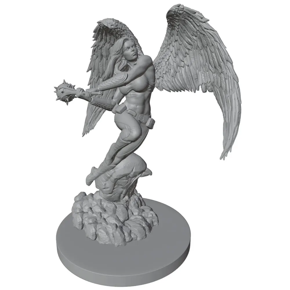 75mm100mm120mm150mm Anime Character Statue GK Miniature 3D Printed Gray Model Figurine DIY Doll Model Unassembled And Unpainted