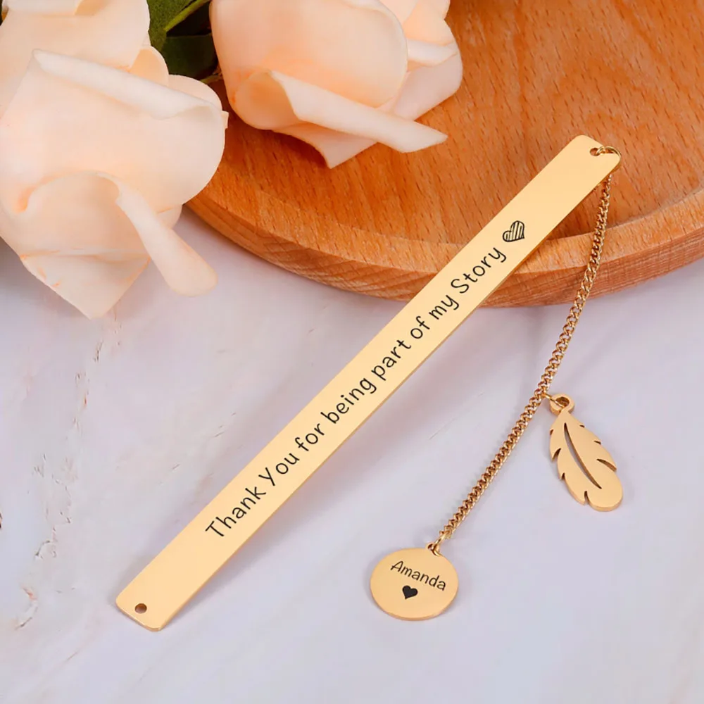 

Customized Personal Bookmarks. The Student Reading Locator is a Family gift Made of Stainless Steel Material