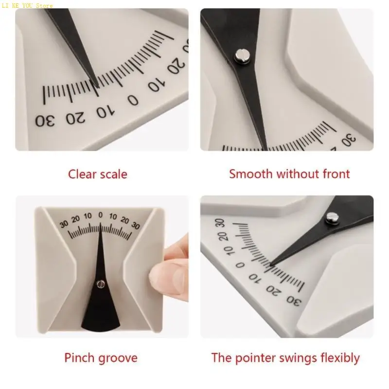 

W3JE PointerFlexible Practical Measure Glasses Eyewear Measuring Ruler for Home