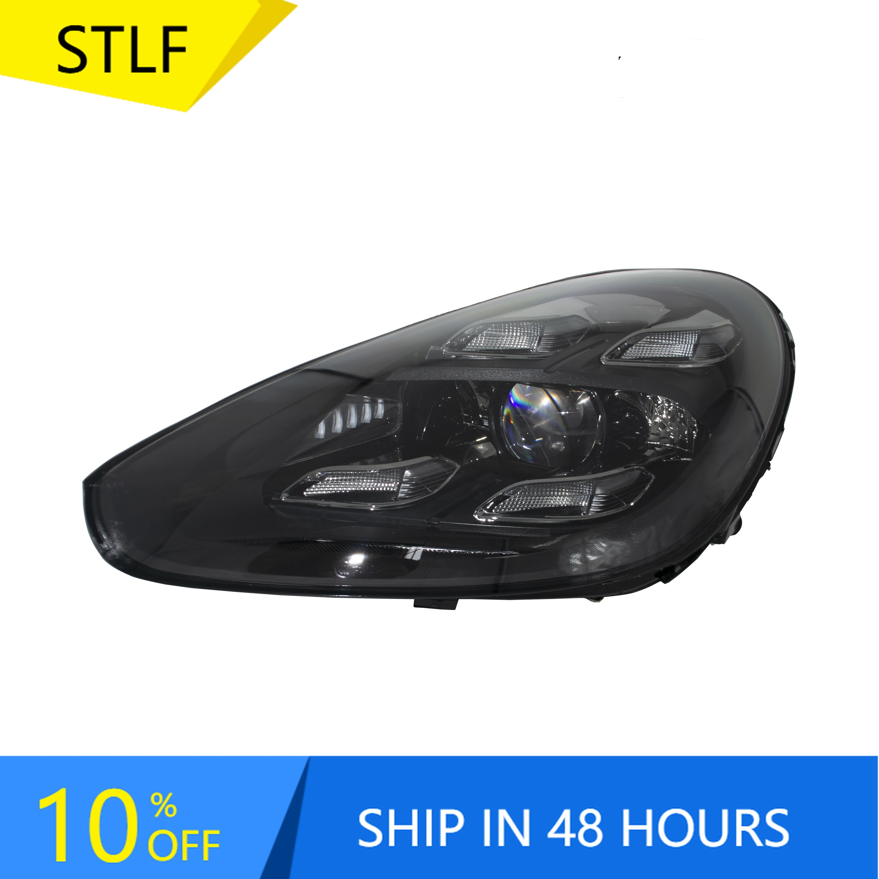 

Deren High QualityTurbo Style Lamp For Porsches For Cayenne 958.2 15-17 2024 9Y0New Condition6000k Color Temperature 12V Voltage