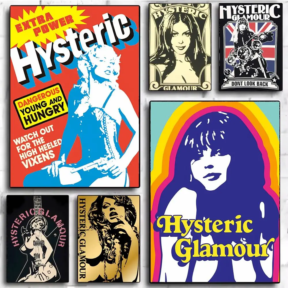 Edgy Fashion Brand H-HYSTERIC GLAMOUR Poster Modern Home Decor & Interior Design | Wall Art Collection