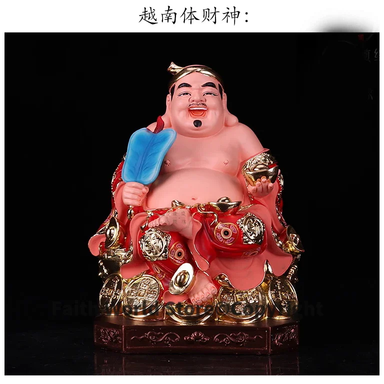 زوج عائلة آسيا العبادة فيتنام تايلاند إله الثروة الجشع جلب الثروة حسن الحظ بوذا زخرفة فنغ شوي فعالة #3