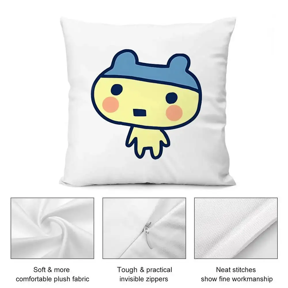 Cute Cartoon-T-tamagotchi-M-ametchiS-kawaii Customizable Square Pillowcases, Stylish And Soft, Perfect For Beds, Cars, And So