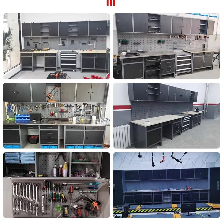 Workshop anti-static console combined tool cabinet multi-functional heavy maintenance workbench hanging cabinet