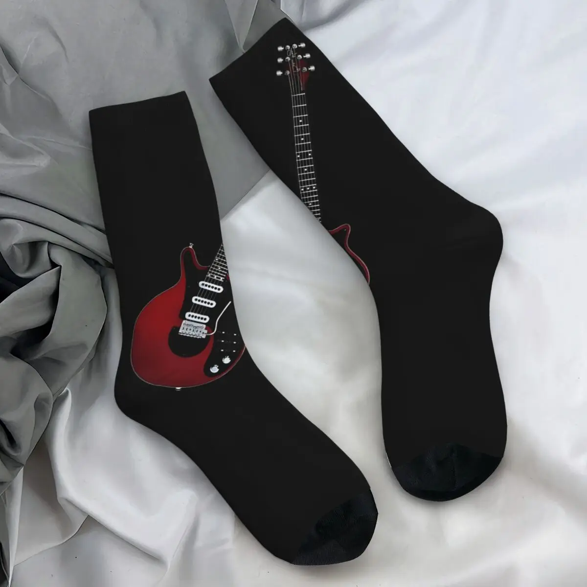 

Classic Acoustic Guitar Stockings Men Socks Soft Casual Socks Winter Outdoor Anti Bacterial Graphic Socks Birthday Gift