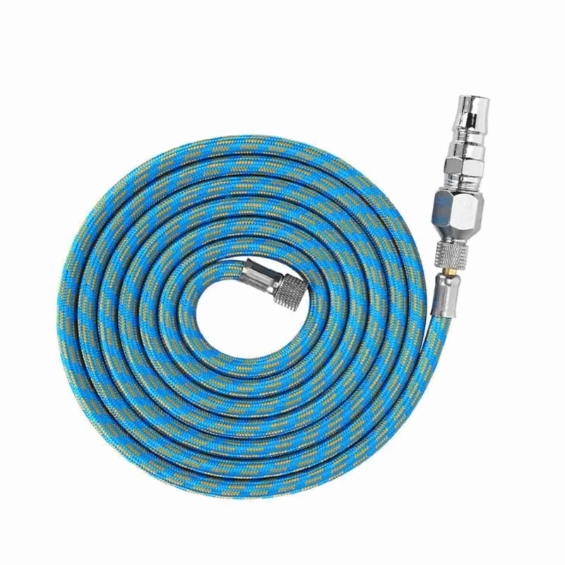 Braided Airbrush Air Hose Adapter Kit Airhose For Spray Gun Air Compressor