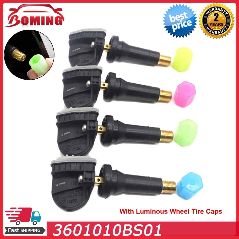 

Датчик давления в шинах 3601010BS01 для ChangAn CS35 Plus Hunter ALSVIN 2018/8-2023 CS85 CS95 Peugeot KP1 со светящимися крышками шин