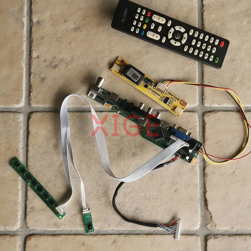 

Плата привода матричного контроллера подходит для CLAA215FA03 M215H1 M216H1 LTM230HT02 2CCFL 1920*1080 HDMI + VGA + AV + USB 1920x1080 LVDS 30-контактный комплект