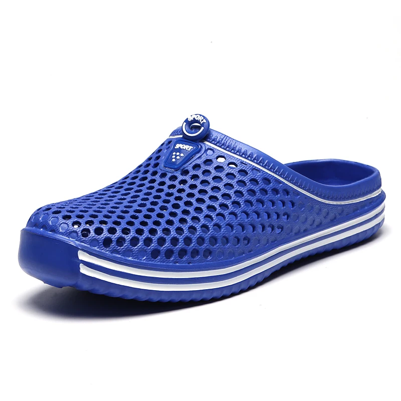 

Slippers Cutout Clogs Shoes for Men Women Convenient Garden Bathroom Slipper Sandals Non-slip Beach Flip-flops Slide Sliders Dad