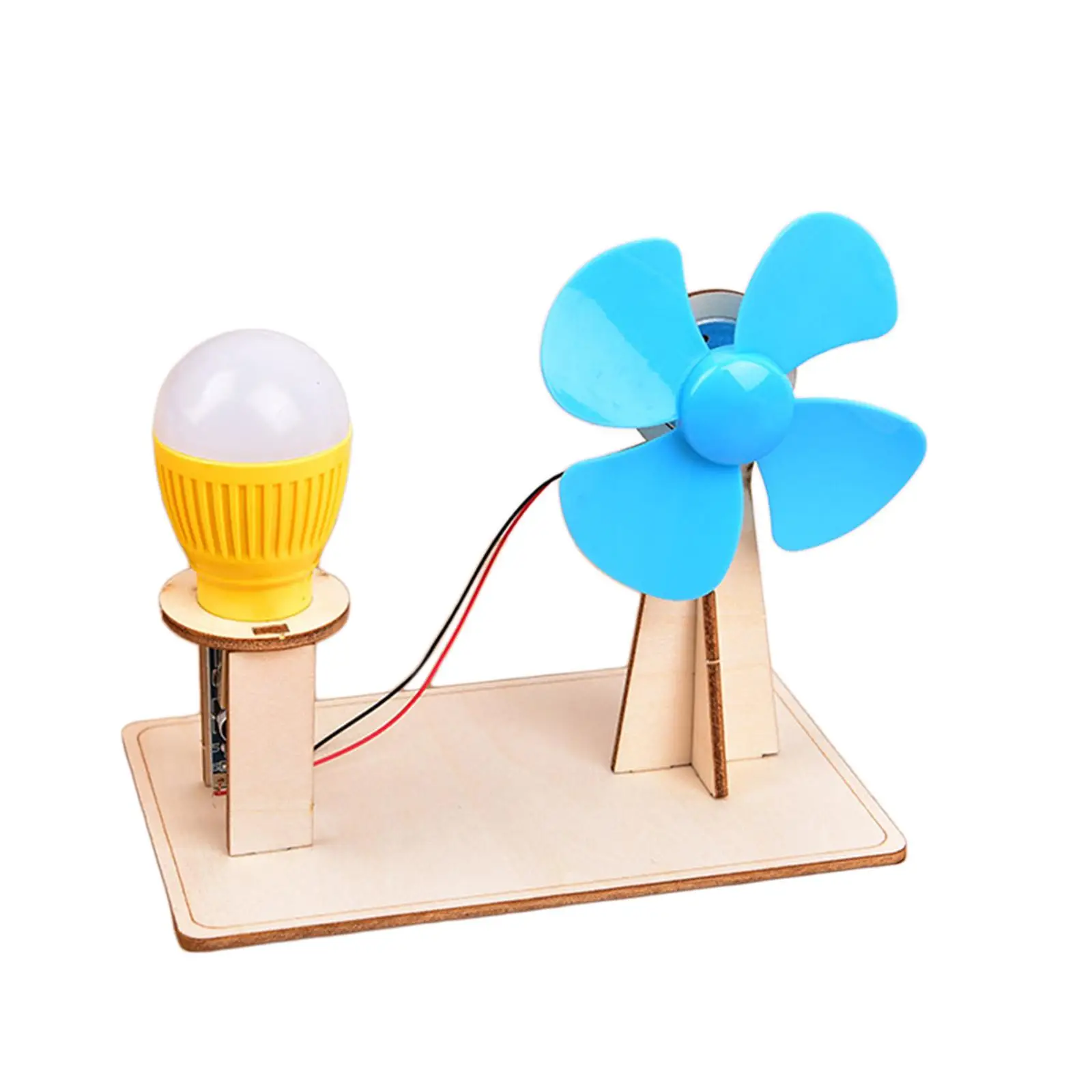 DIY Educational Model Kit Toys Wind Generator for Children Birthday Gifts