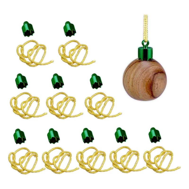 A20F-Bulb Ornament Project Kit - Green Finish, 10 Pack