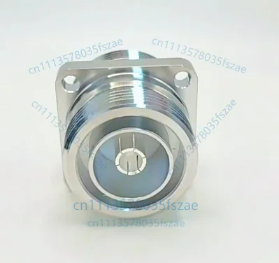 1pc l29-kfk adapter female to female din-kkf double female flange fixed 7/16-kkf wall penetration connector 6g accessories