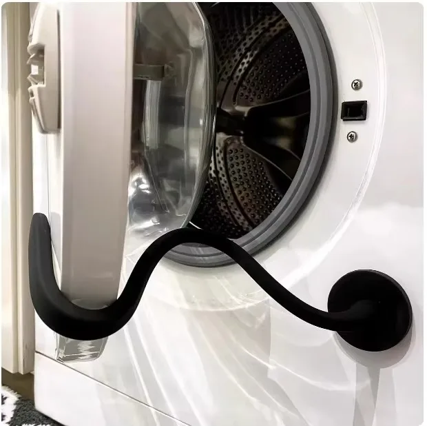 Silicone Strong Magnet Serpentine Bracket, Washing Machine Ventilation, Washing Machine Door Fixing Bracket