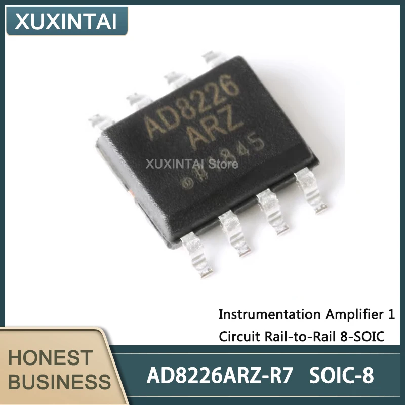 

5 шт./лот, новый оригинальный AD8226ARZ-R7 AD8226ARZ SOIC-8, инструментальный усилитель, 1 цепь Rail-to-Rail