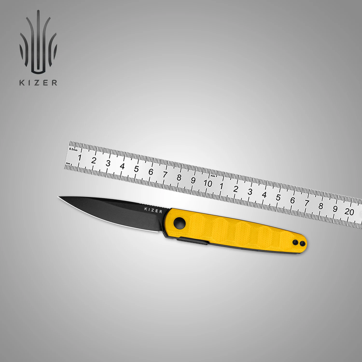 

Kizer EDC Folding V3722A1/V3722A2/V3722A3 Bamboo Micarta/G10 Handle With Nitro-V Steel