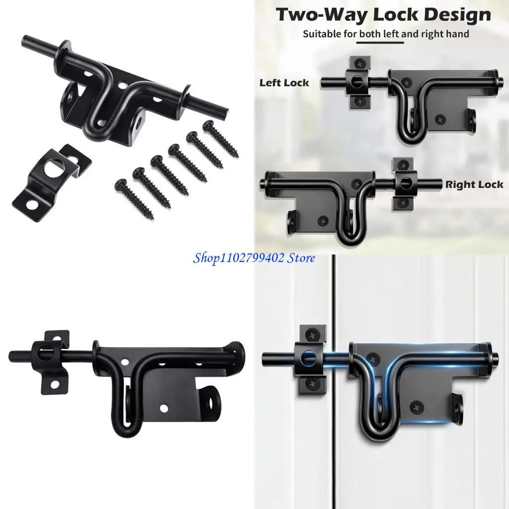 547F قفل لولبي منزلق قوي مصنوع من الفولاذ المقاوم للصدأ للمداخل الداخلية #1
