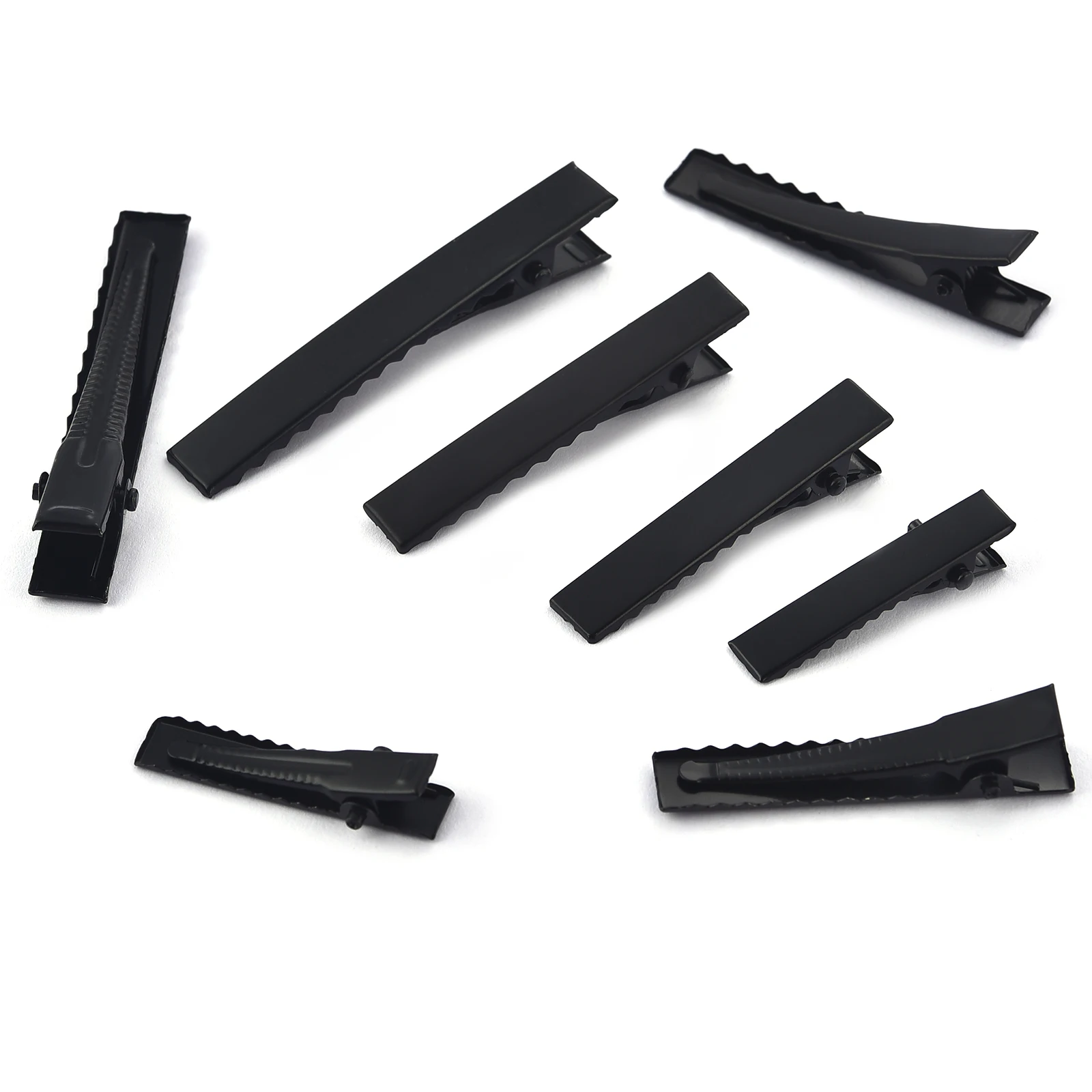 20/50Pcs Black Duckbill Clip Hair Clip Accessories Headwear 3.2/4/4.5/5.5CM Hairpin Findings Crocodile Clip Bulk Metal Hairpins