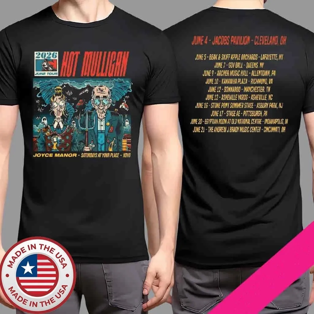 Hot Mulligan June Tour 2026 North American Schedule List Dates Unisex T-Shirt