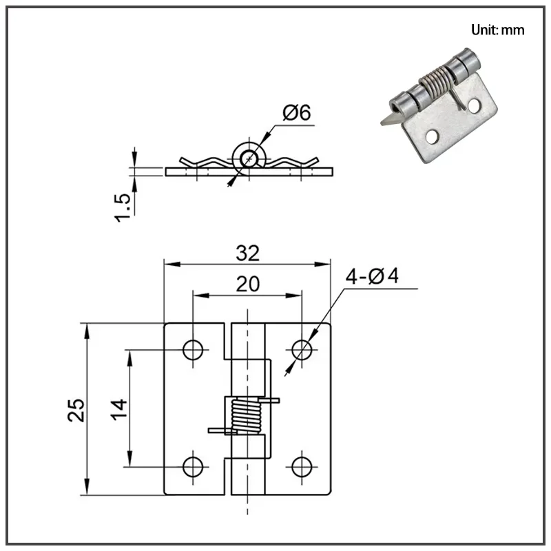Zawias sprężynowy ze stali nierdzewnej, przemysłowy, do automatyzacji elektrycznej, maszyn, sprzętu, szaf, automatyczny zawias do drzwi.