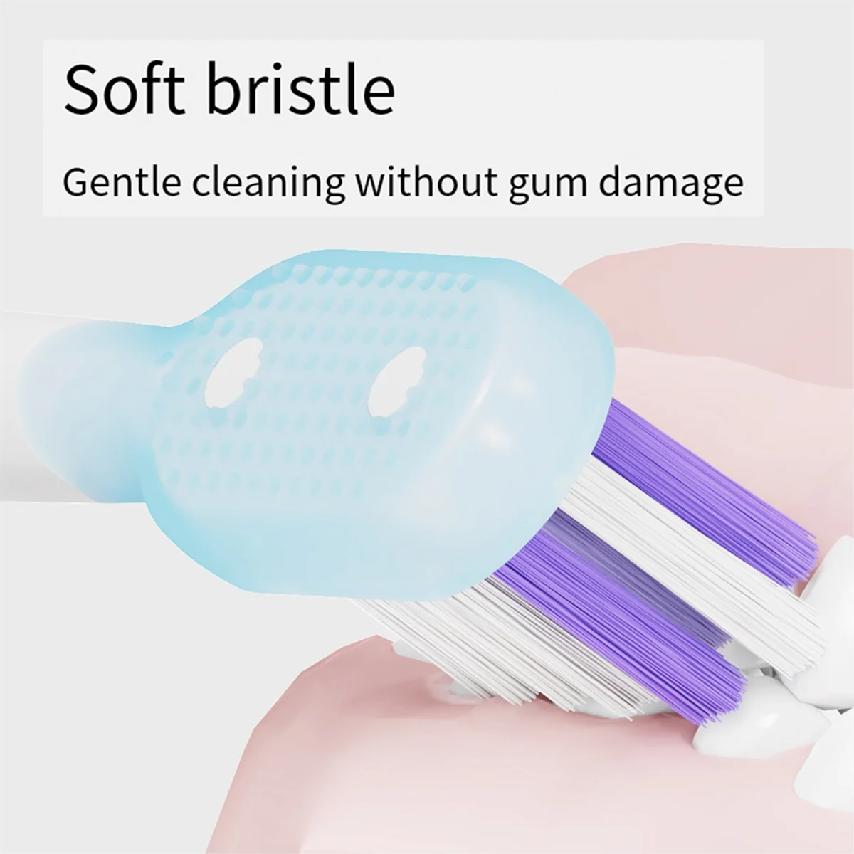 N89R For Laifen Full Range Replacement Electric Tooth Brush Heads Clean Version Bright White Style