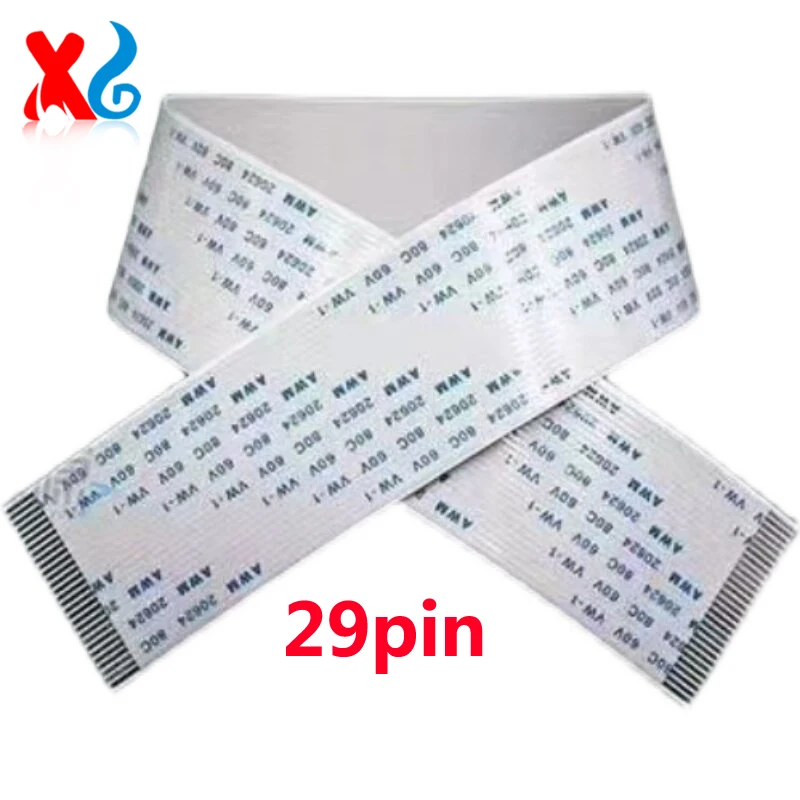 10PCS Printhead Data Cable 29pin For Epson XP600 TX800 XP601 XP700 XP800 XP750 XP850 XP801 FFC flat cable DX7 head cable jv300