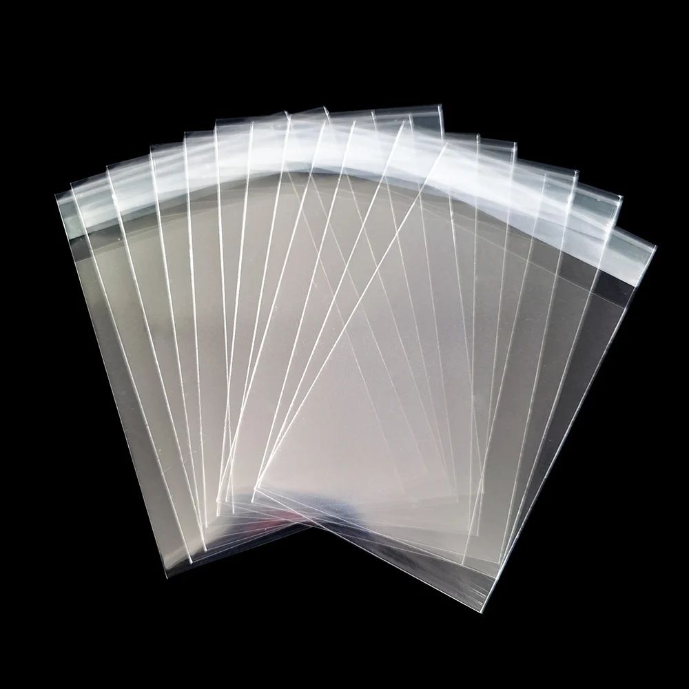 100pcs/lot Clear Card Sleeve Perfect Fit Card Sleeve Card Protector Perfect Size Magic PKM Yugioh Inner Card Sleeves NO PVC