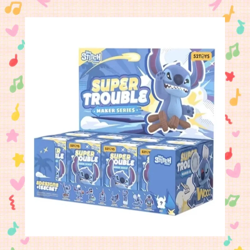 

Genuine Disney Stitch Super Bad Guy Series Blind Box Mystery Box Surprise Box Lovely Stitch Desktop Stitch Toy Christmas Gifts