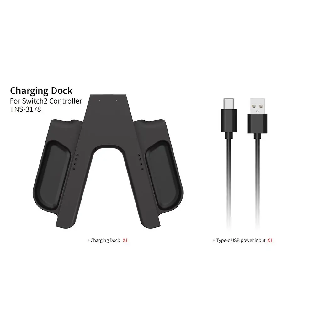 

For Nintendo Switch 2 Controller Charging Grip Game Joystick Handle Bracket Charger Dock For Gamepads Gaming Accessories