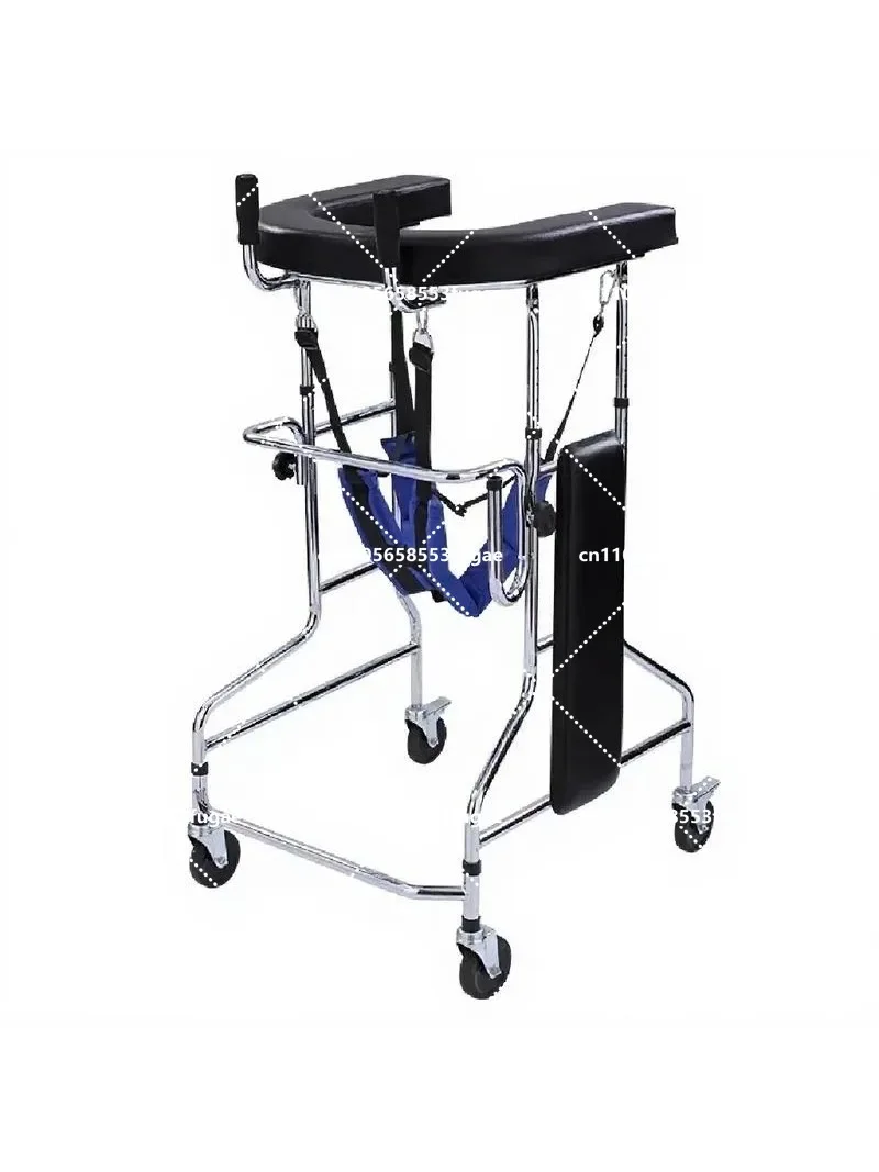 Adjustable Walker for Elderly with 360° Wheels, Anti-Slip Mobility Aid for Rehabilitation and Daily Support