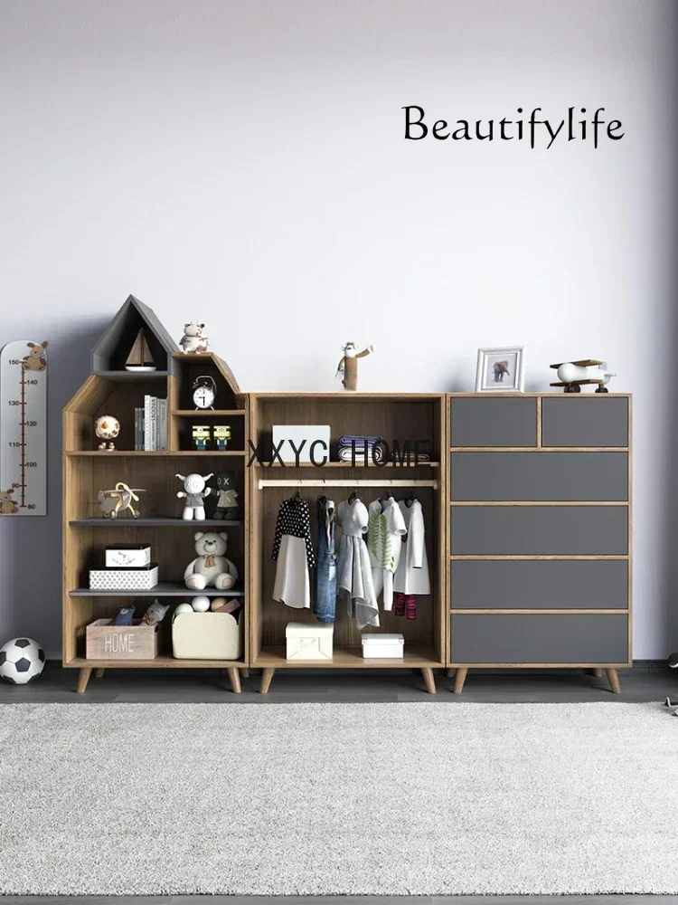 Spielzeug Lagerung Rack Spind Nordic Stil Schlafzimmer Student Bilderbuch Lagerung Rack