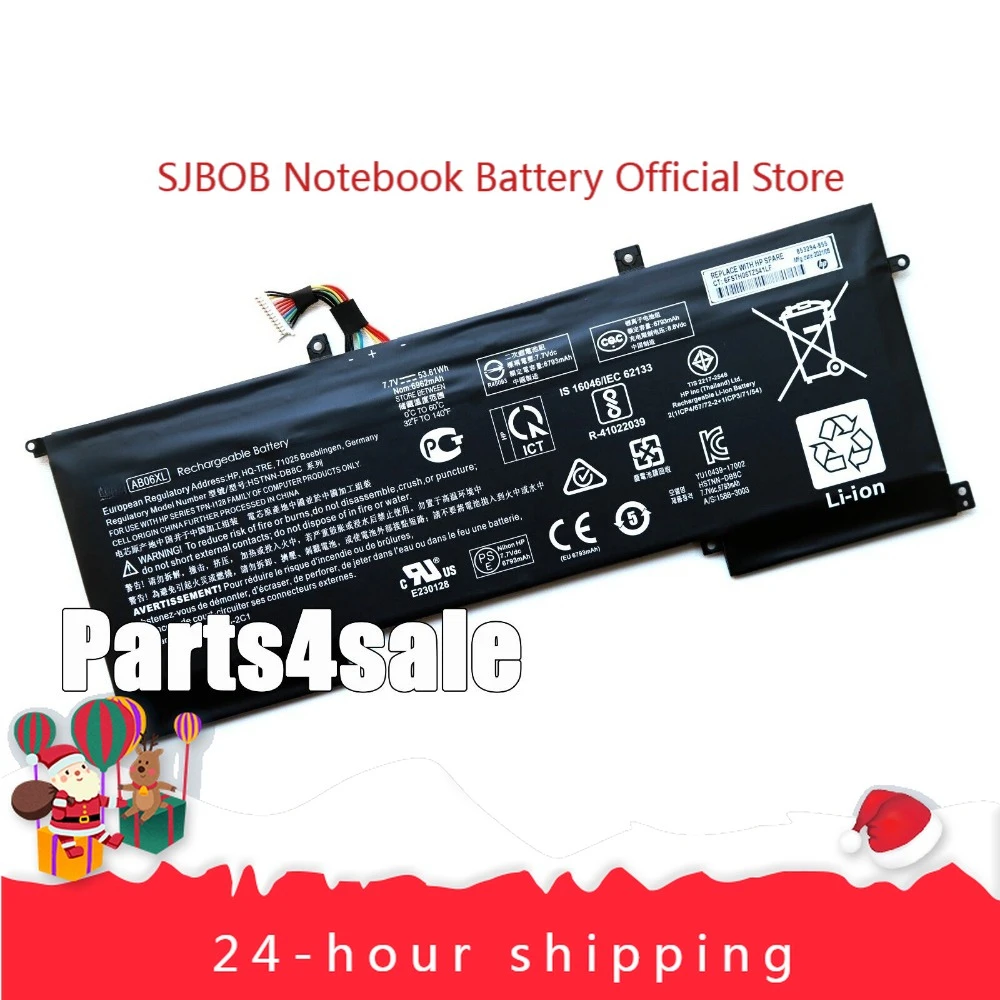 

Новый оригинальный аккумулятор AB06XL для HP Envy 13-AD000 HSTNN-DB8C 921408 -2C1 921438 -855 аккумулятор для ноутбука