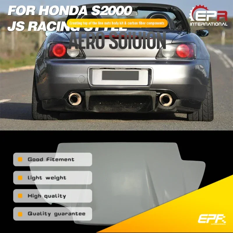 

Car Accessories For Honda S2000 Js Racing FRP Fiber Glass Rear Under Diffuser Fiberglass Bumper Splitter Bottom Panel Tuning Kit