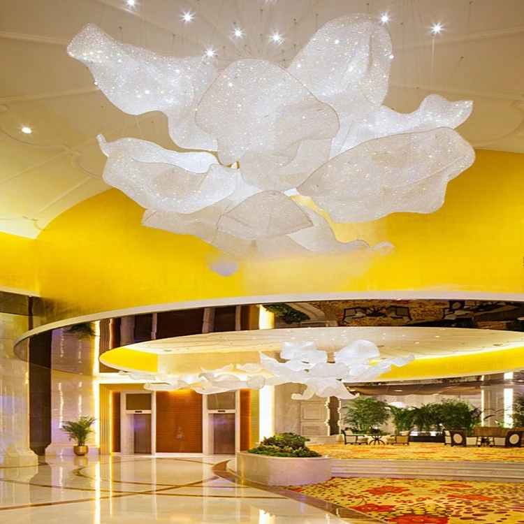 New creative roe bead weaving crystal chandelier