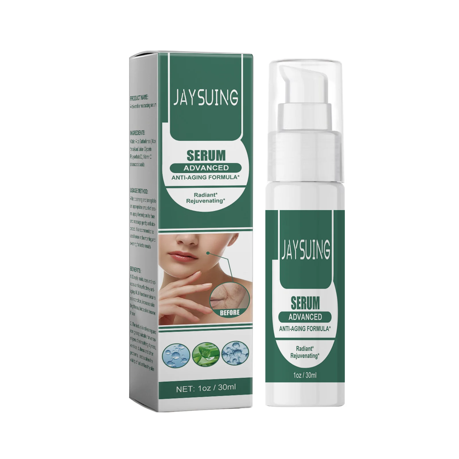 

Jaysuing Face Essence Hydrates And Moisturizes Skin With Moisturizing Massage And Repair Skin Face Essence 2pcs