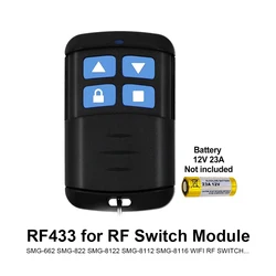 RFスイッチリレーモジュール、rf433、2、4ボタン、433mhz