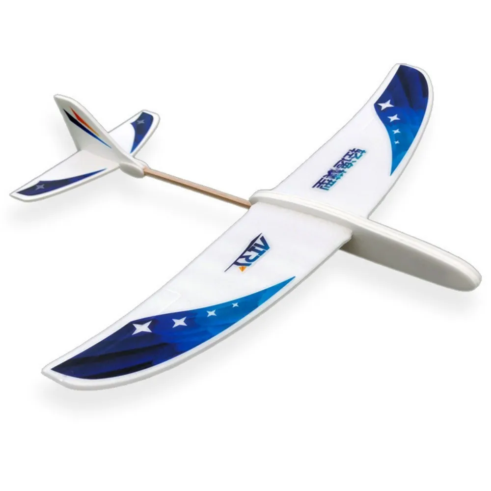 

New PP Foam Double Wing Airplane Popular Ligthweight Glider Hand Throw Plane Red&Blue Fixed Wing Glider for Outdoor