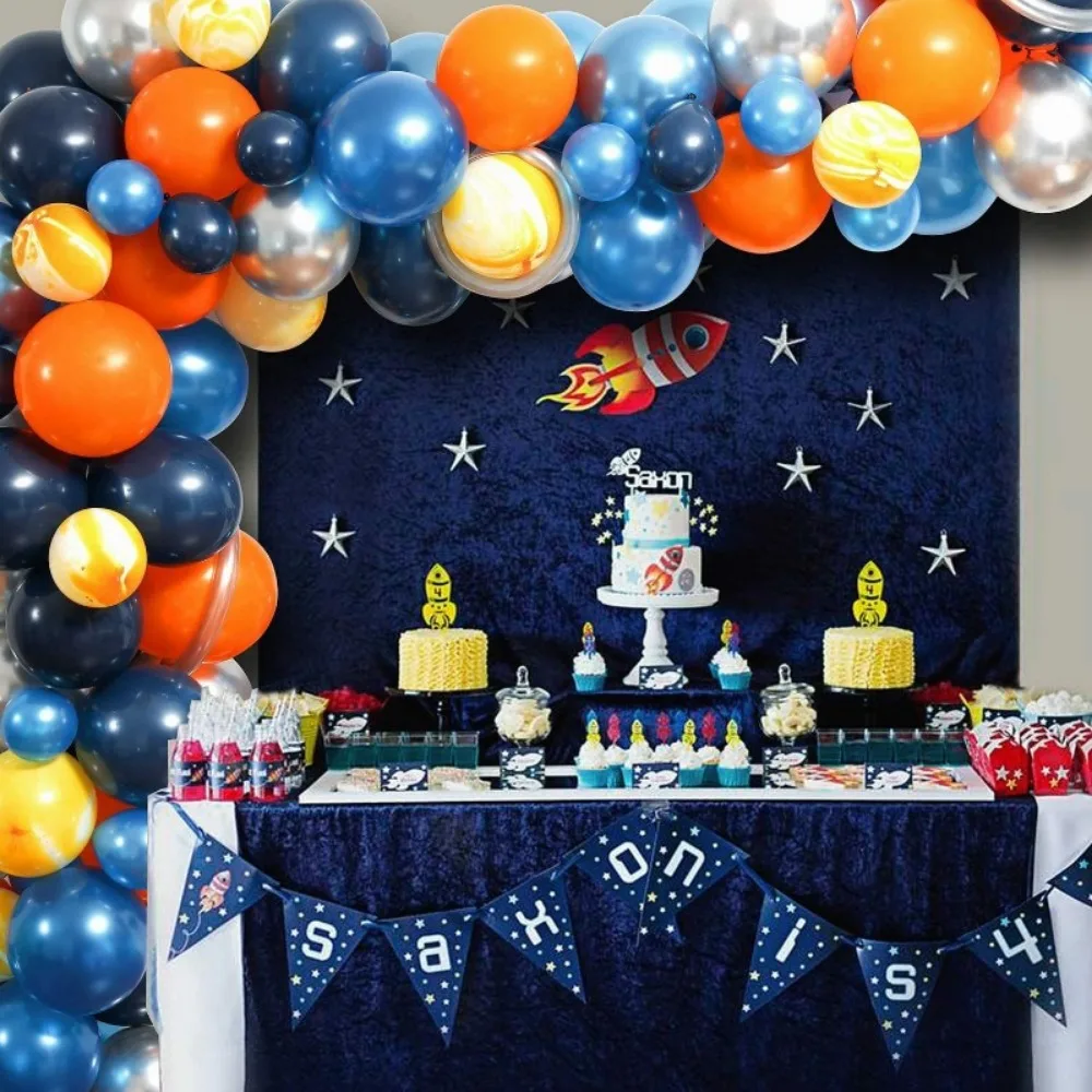 86pcs, Space Themed Aluminum Film Balloon 10\