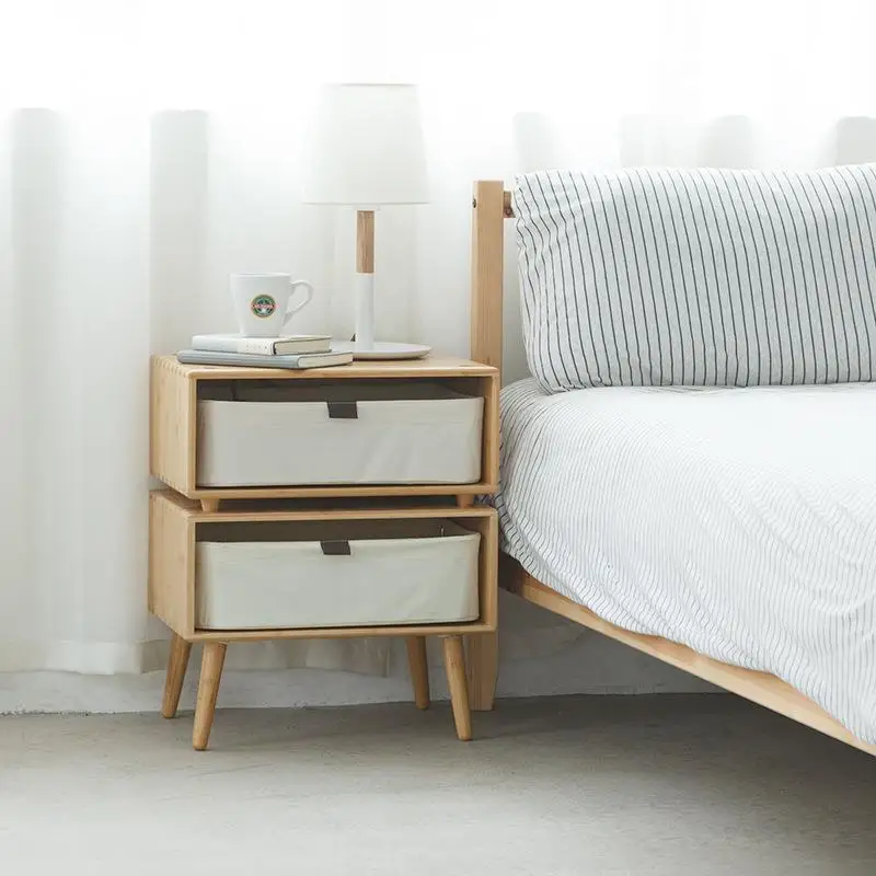Simple chest of drawers Bedroom children's storage cabinet Bamboo solid wood chest of drawers