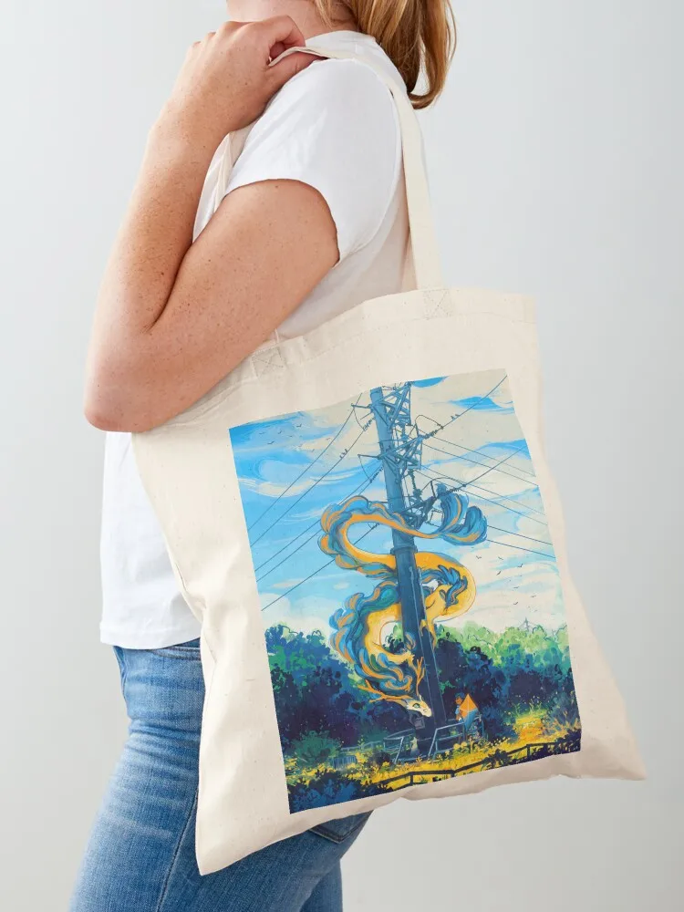 

Dragon's Tower Tote Bag Cloth bag Women's tote bag Big women Custom