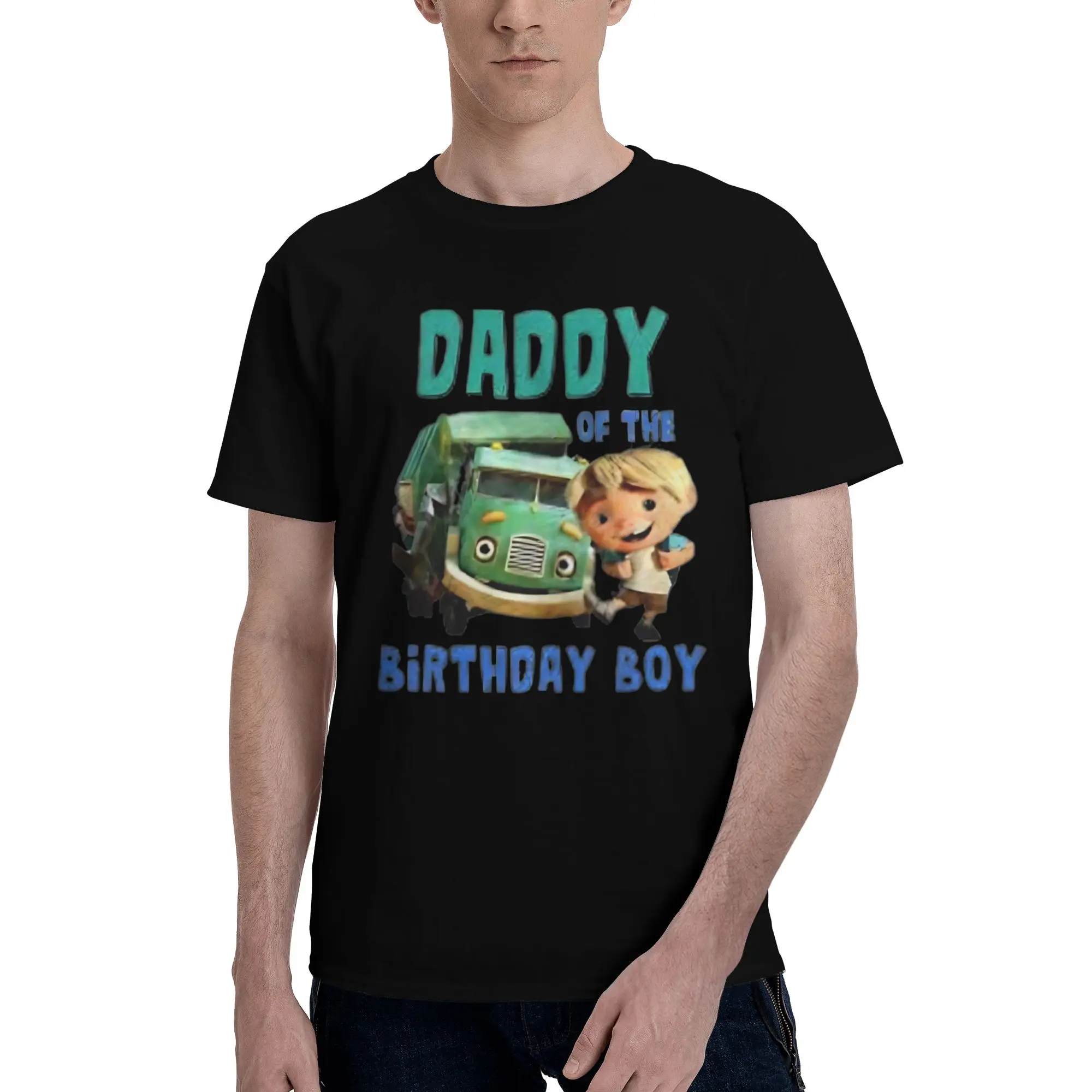 Men Women Printed Trash Truck anime  Tee T Shirt 100% Cotton  T-shirts Clothing