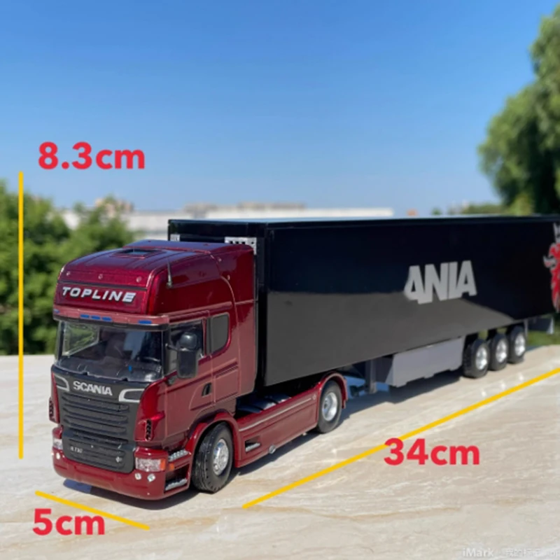 السائبة لا صندوق 1:50 مقياس الثقيلة شاحنة جرار سبيكة محاكاة نموذج مجموعة ثابتة زينت عطلة لعبة هدية تذكارية #5