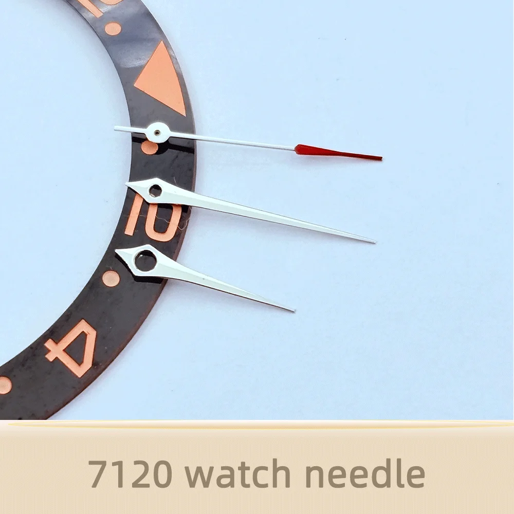 

Watch movement accessories are suitable for 7120 traditional movement gold steel blue rose needle three-needle repair parts