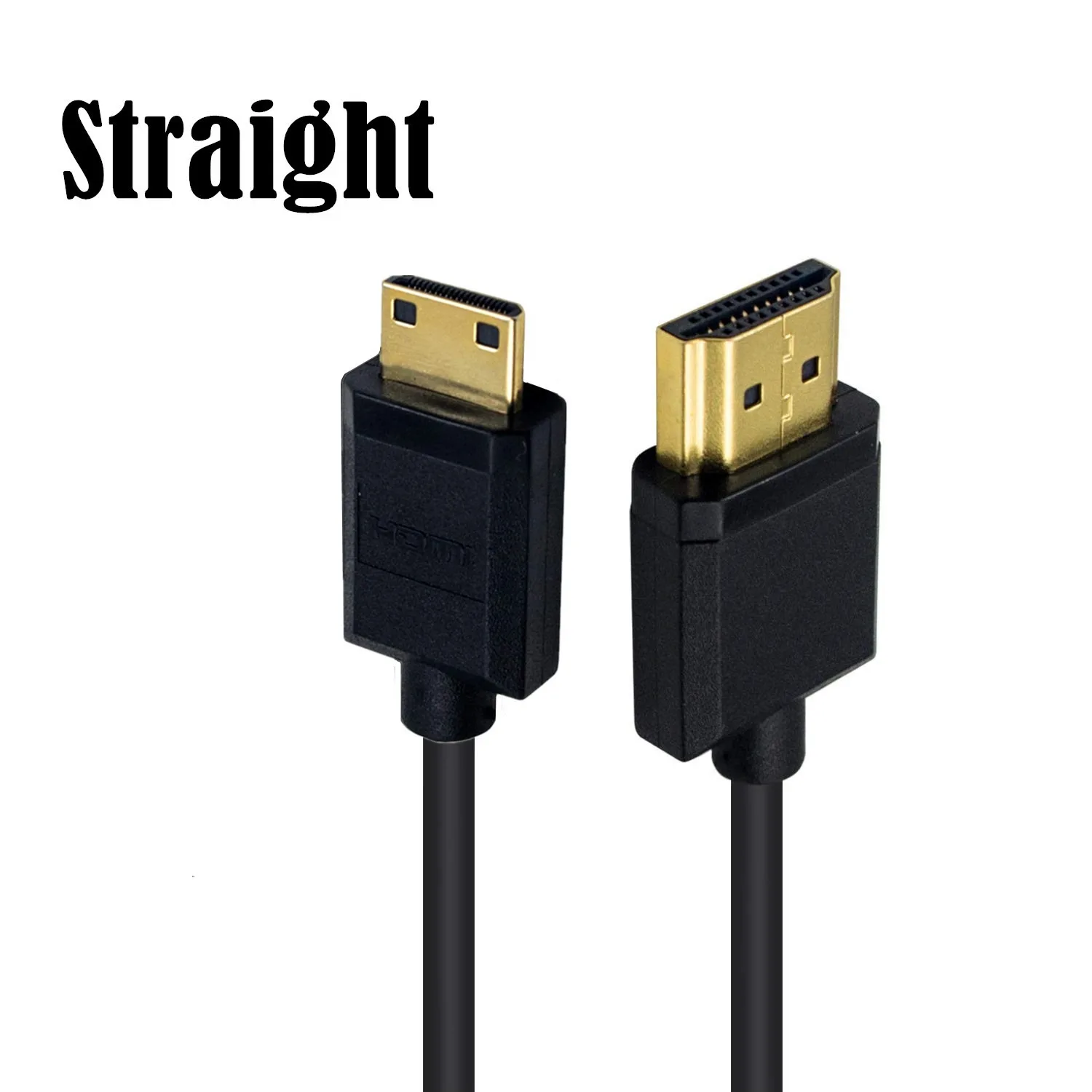 2k*4k @60hz HDTV to Mini HDTV OD 3.0mm Super Soft Thin Cable Male Cable 2k 1080p Light-weight Portable 0.3M 0.6m 1m
