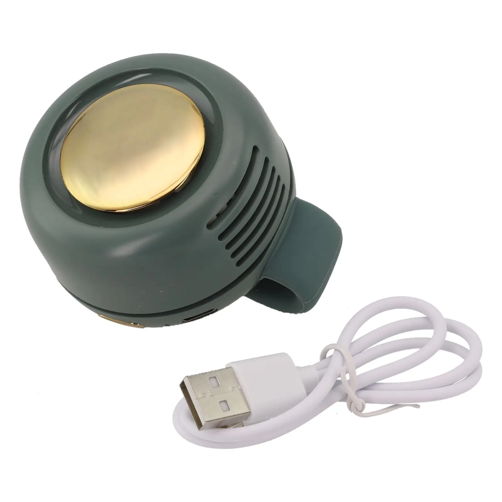 

1 шт., мини-вентилятор с зажимом, подвесной вентилятор на талии и шею, безлистный электрический охлаждающий вентилятор, 3 скорости, 900 мАч, перезаряжаемый портативный поясной вентилятор